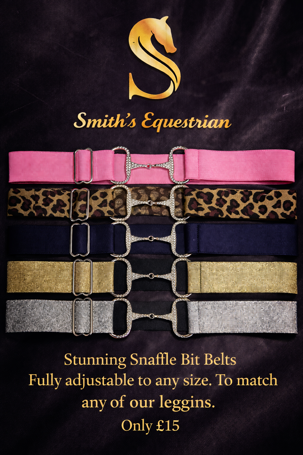 Snaffle Bit Belts