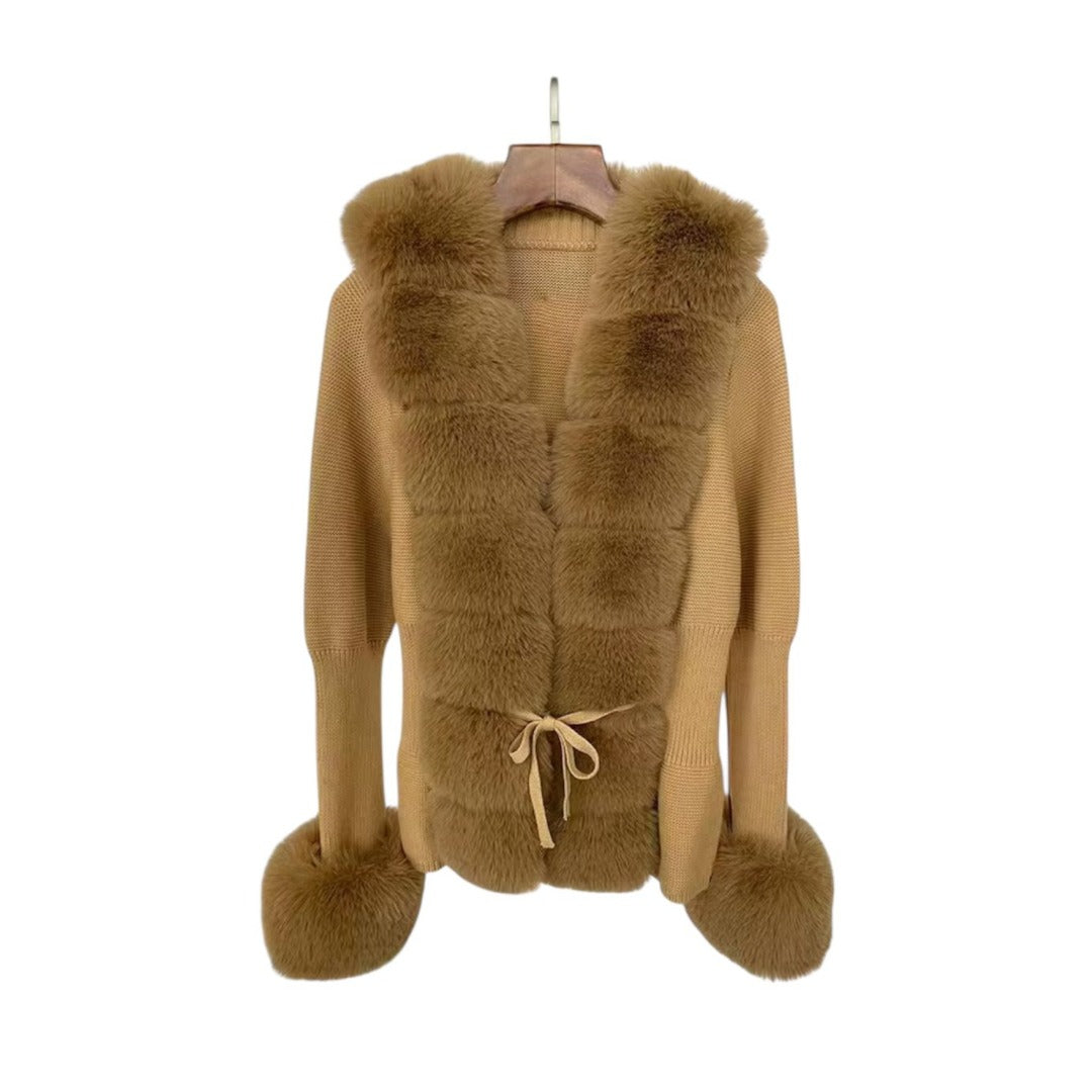 Faux Fur Luxury Cardigan
