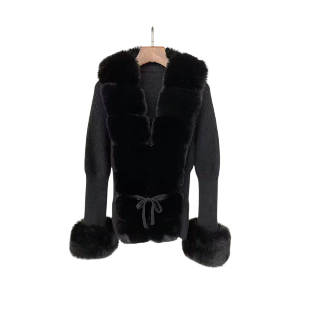 Faux Fur Luxury Cardigan