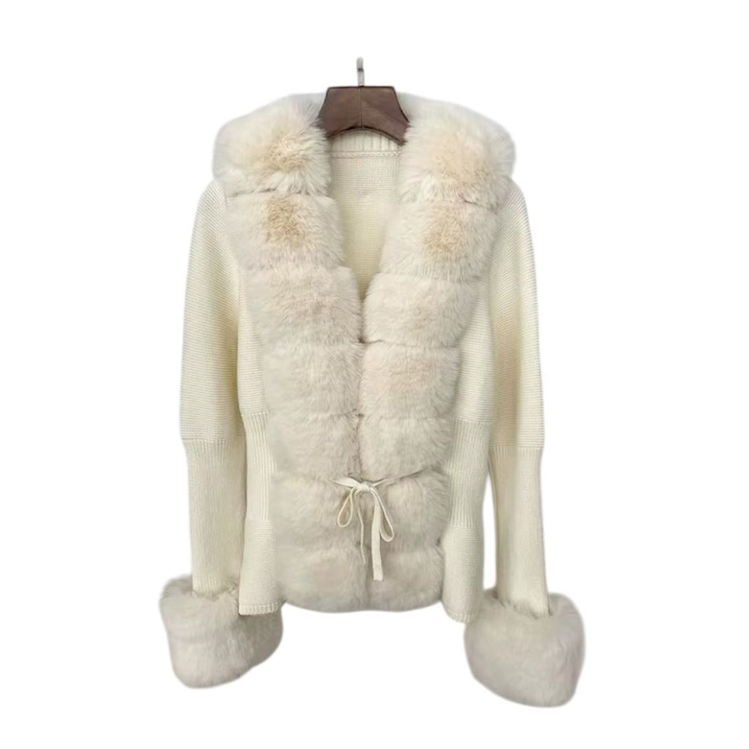 Faux Fur Luxury Cardigan